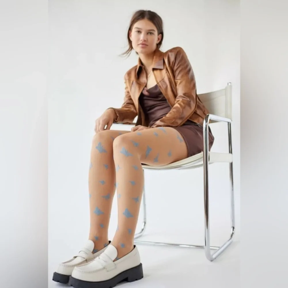 Embroidered Butterfly Tight